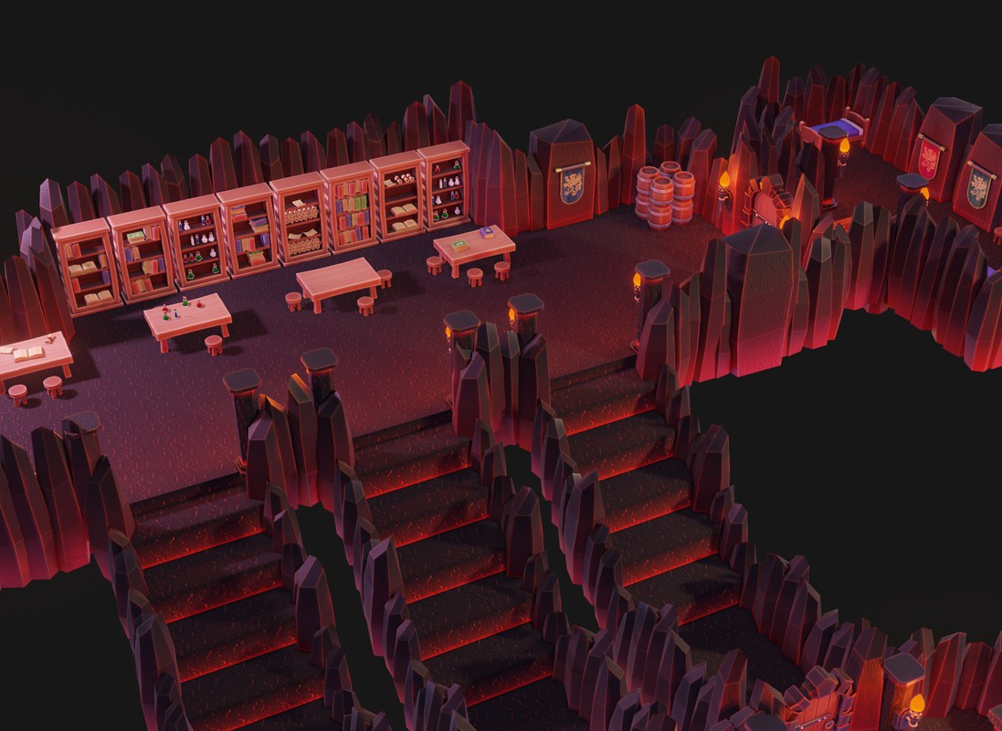 Complete Fantasy Dungeon Creator – Modular 3D Assets + Props + Ambience + SFX