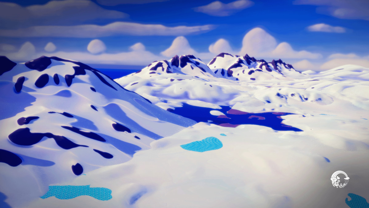 Arctic Landscape Cartoon