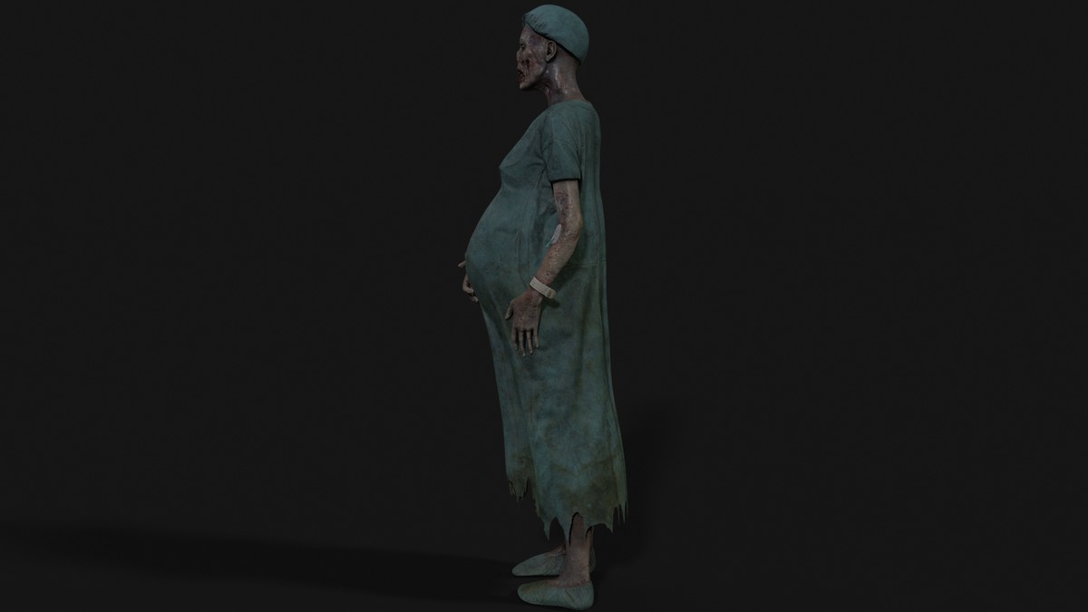 Pregnant Walker — Zombie Hospital Collection