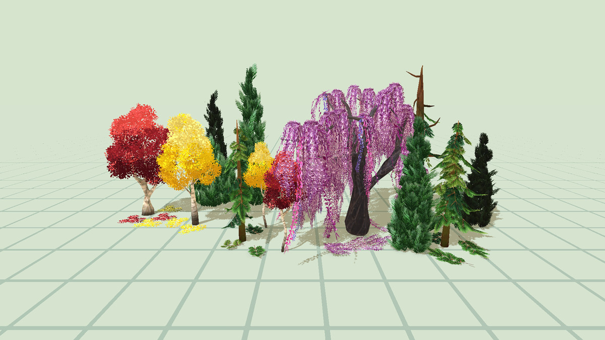 Forest Stylisation Stylized Forest Trees