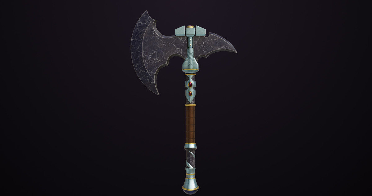Battle Axe 08 URP HDRP Textures