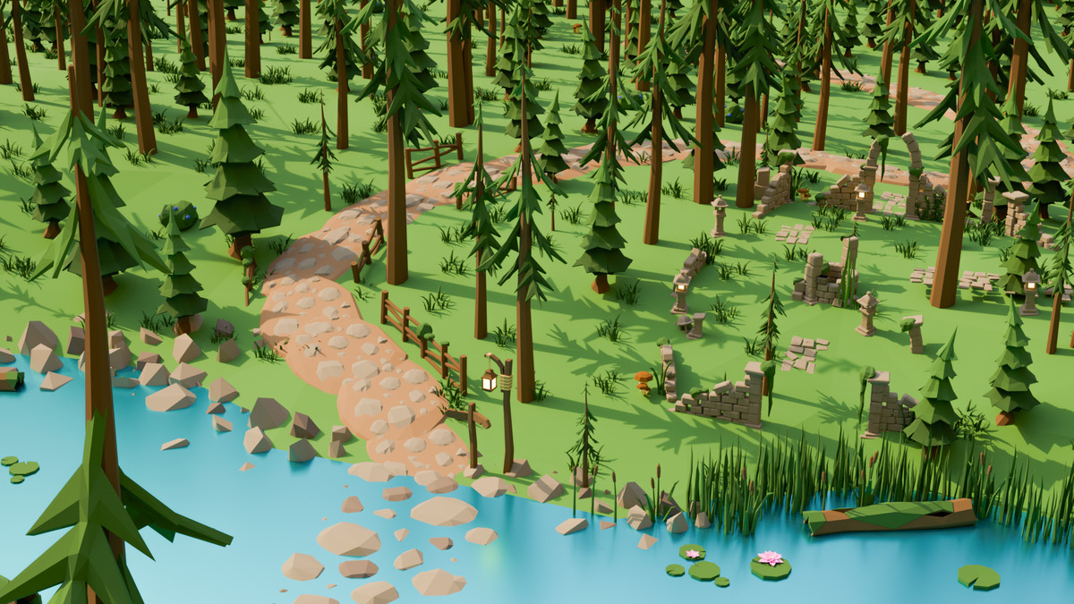 Evergreen Forest - Environment Pack by Soldium