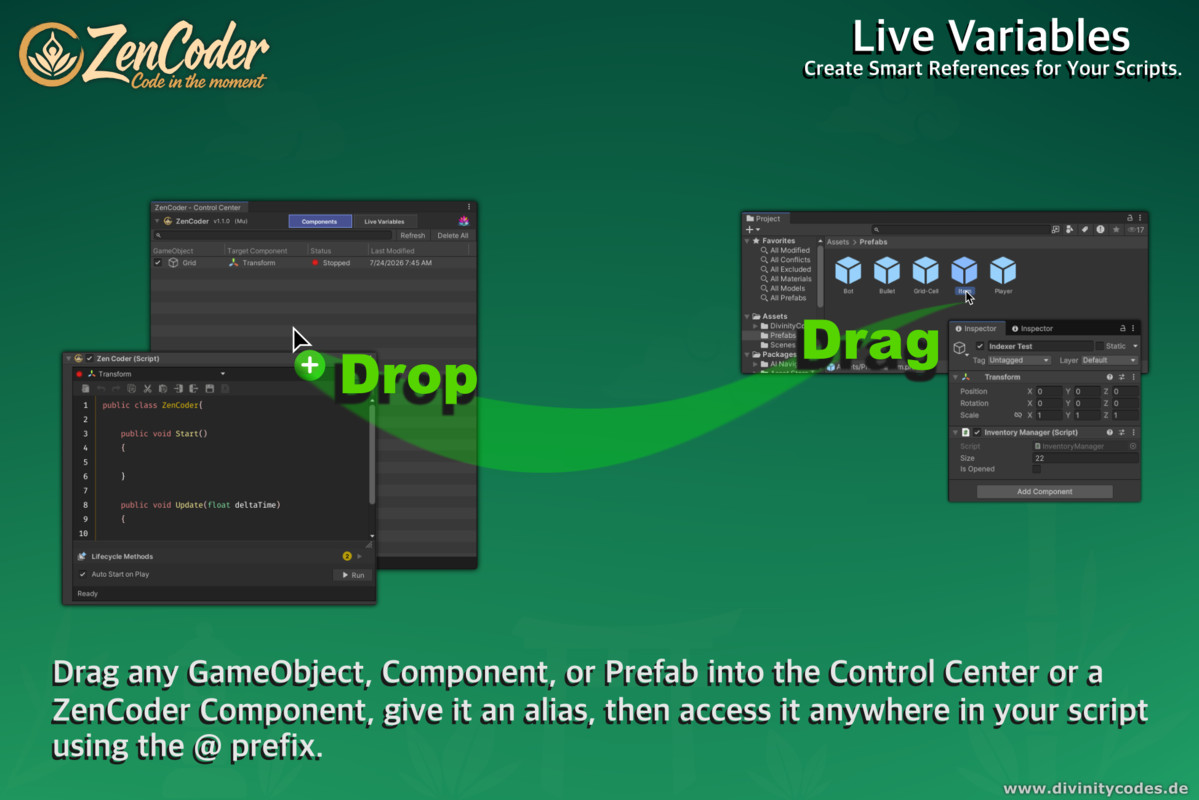 ZenCoder - Inject Logic. See It Run Instantly.