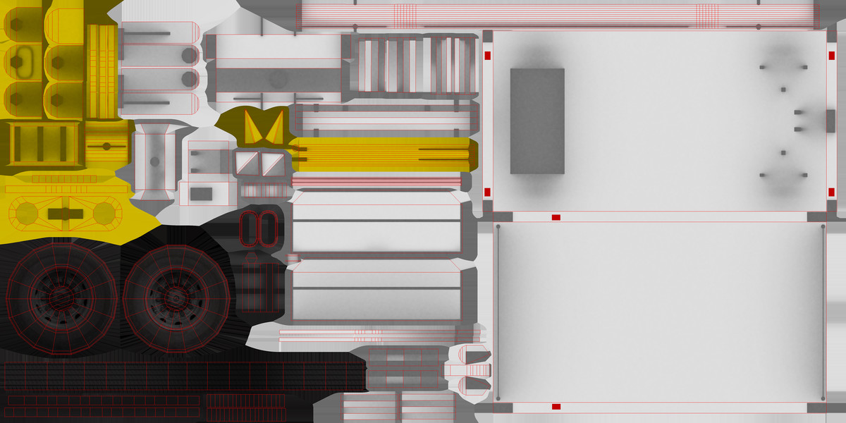 Airport Baggage Cart (434)