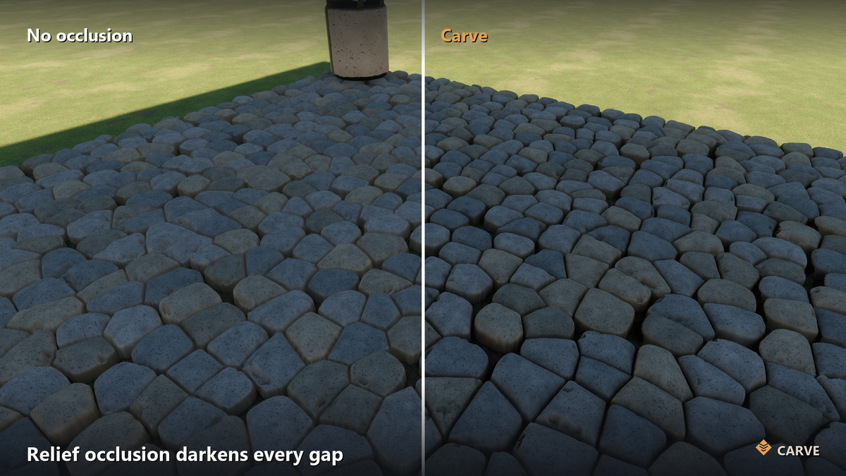 Carve – Silhouette Parallax Occlusion Mapping for HDRP & URP