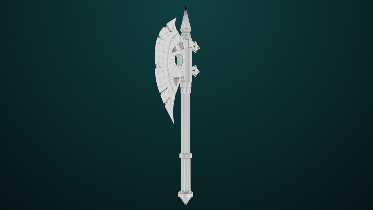 Battle Axe 16 URP HDRP Textures