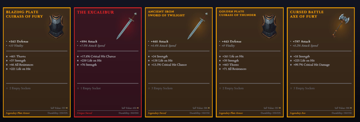 Item Generator System