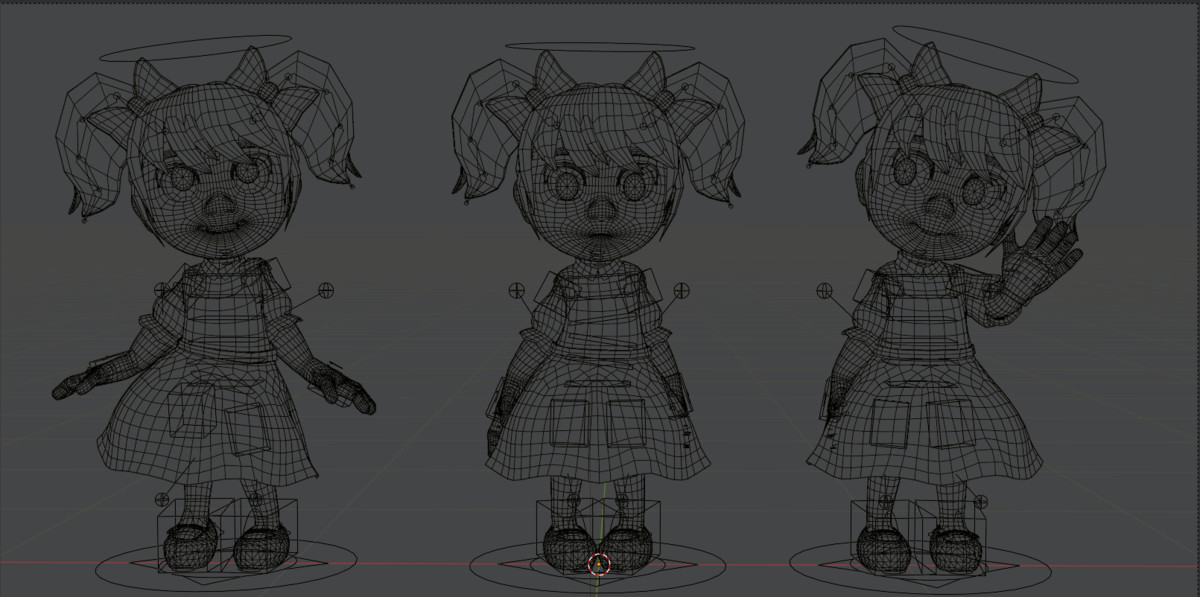 Cute and Creepy Girl Pack 3D