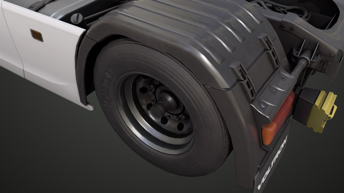 Heavy Truck Chassis 06 Interior URP HDRP Textures