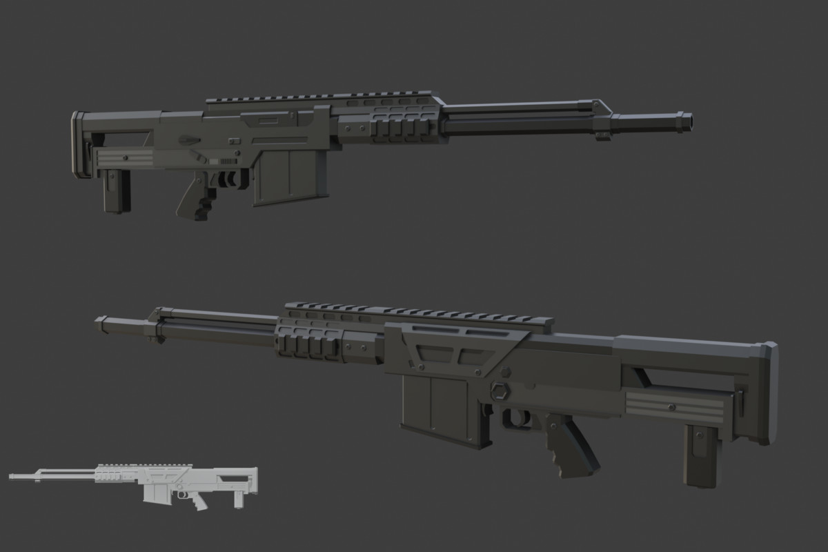 Low Poly Weapon Bundle Pack 3