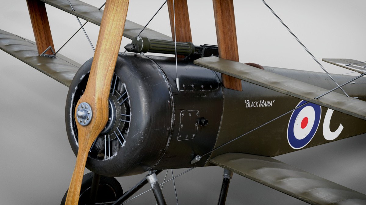 Aircraft Sopwith Triplane Rigged