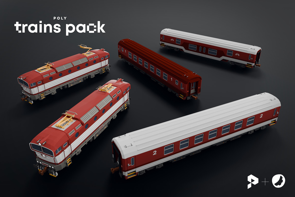 Poly Trains Pack