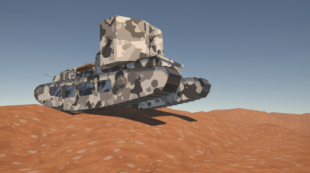 WW1 Lowpoly Tank Asset Pack