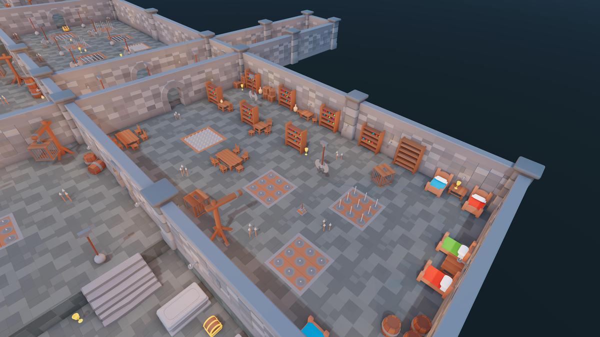 Modular Dungeon - Stylized Low Poly Asset Pack by Ake