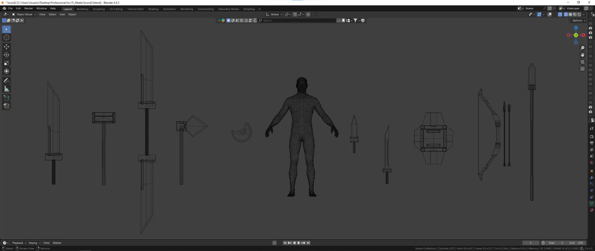 Razor's Melee Sci-Fi Pack