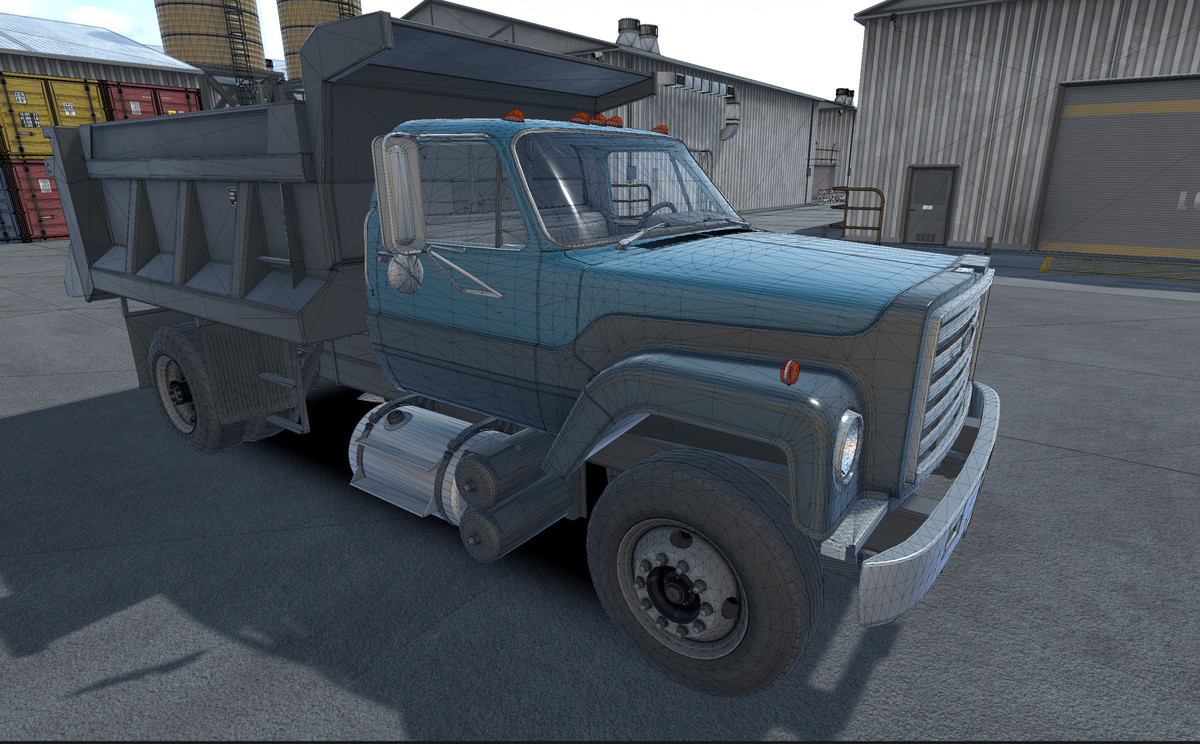 80s generic dump truck