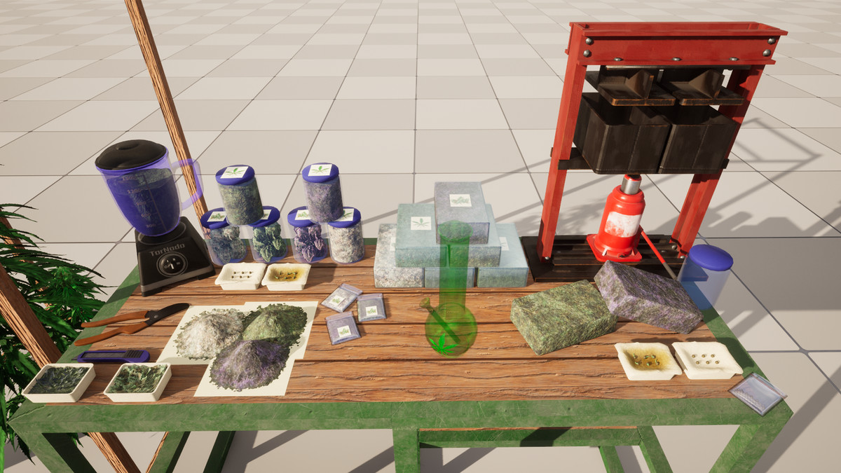 Cannabis (Hemp) Plant 3D Models Pack