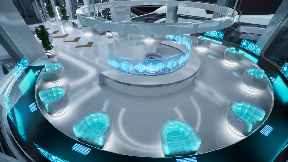 Futuristic Environment Kit Vol.4 – Sci-Fi Spaceport Hub