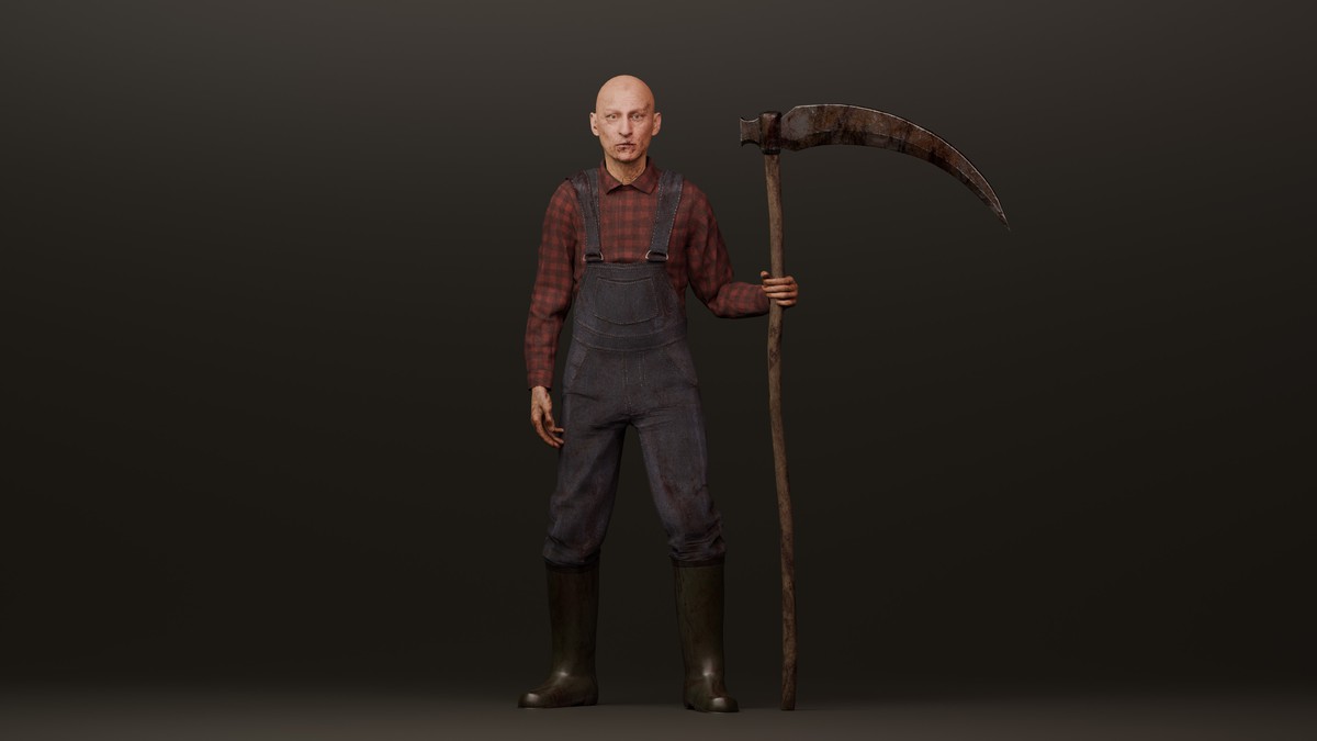 Maniac Farmer with Scythe