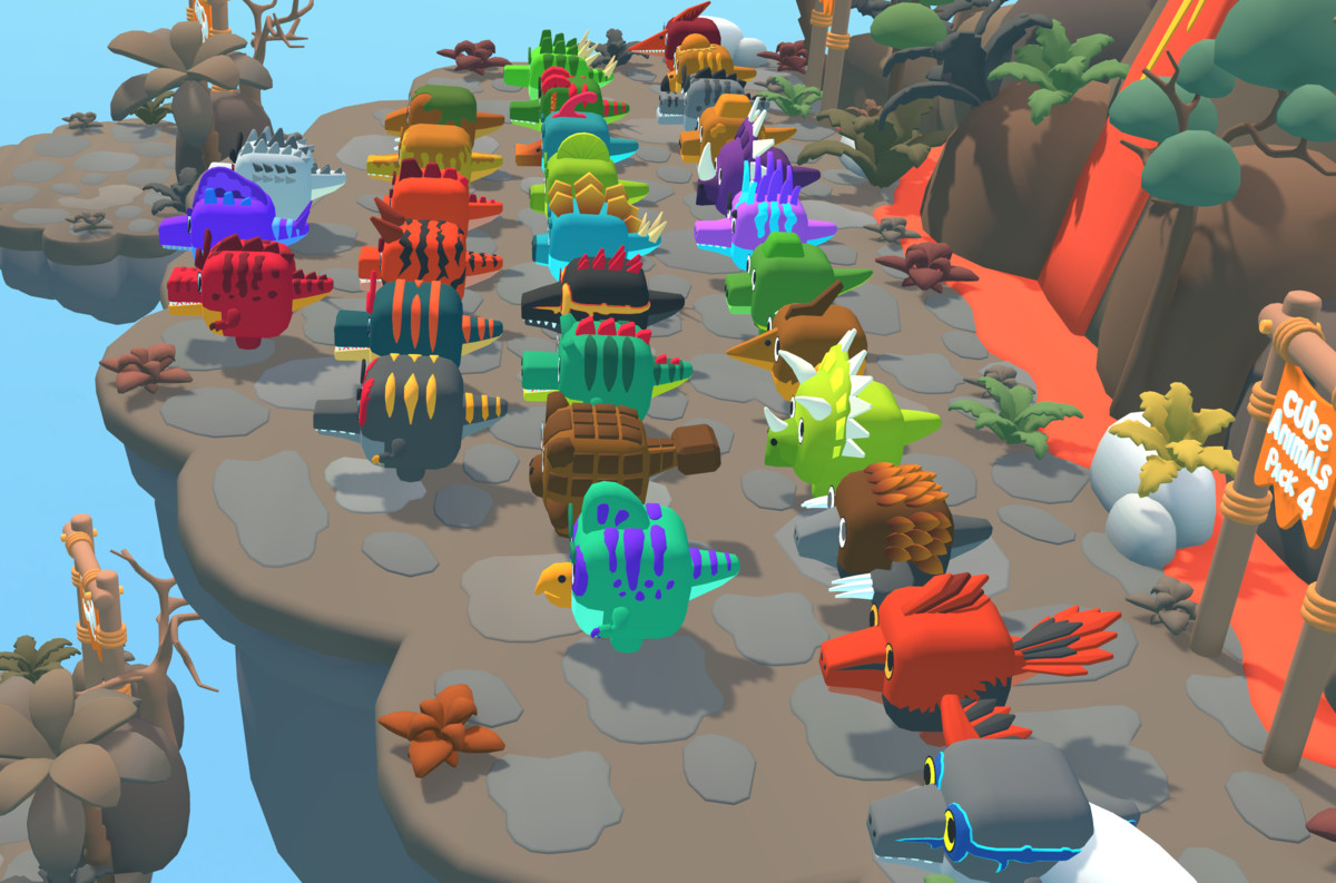 Cute Magic – Cube Dinosaurs Pack 4