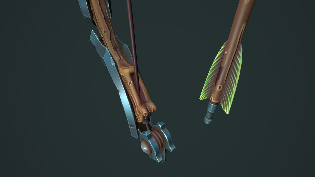 Knight Bow Quiver Arrow