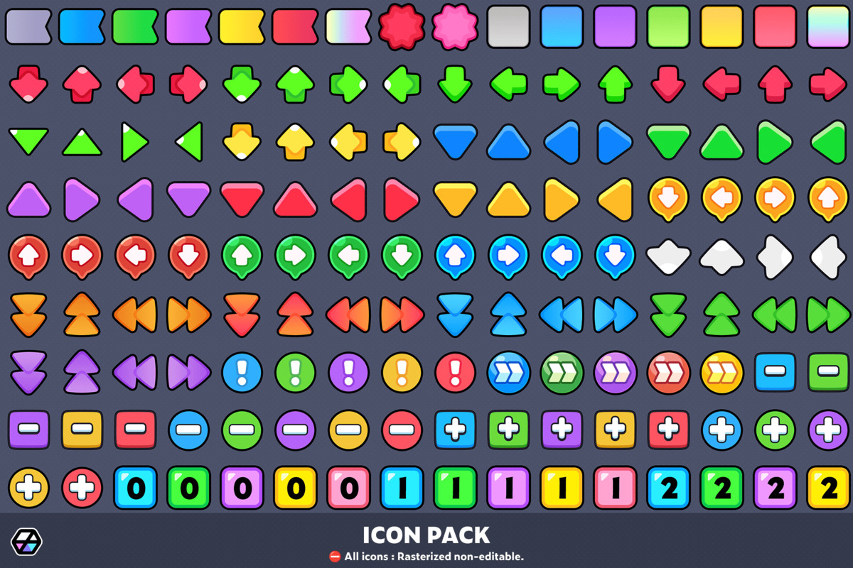 2D Icons - Casual Icon Pack