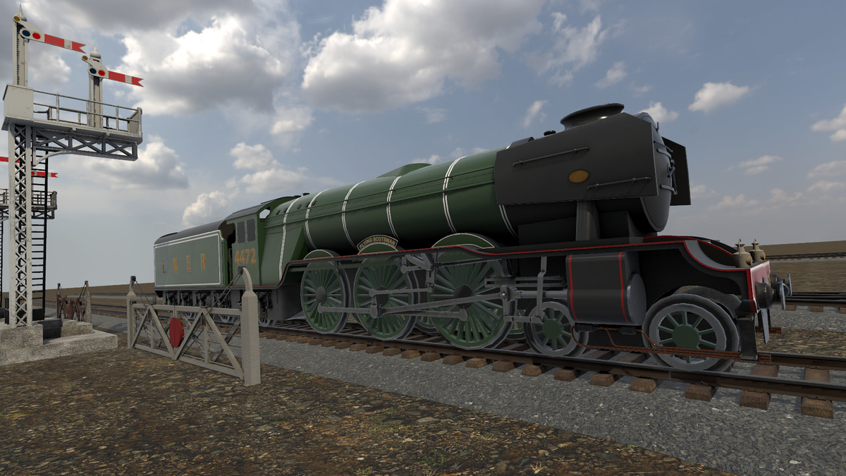 Animated Steam Train