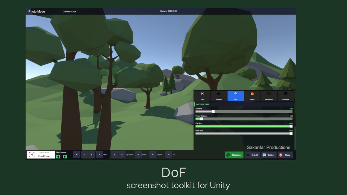 Advanced Photo Mode For Unity