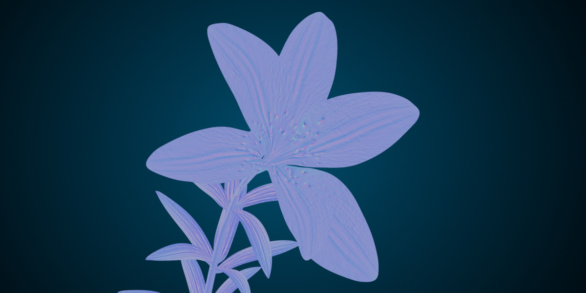 Animated blooming lily
