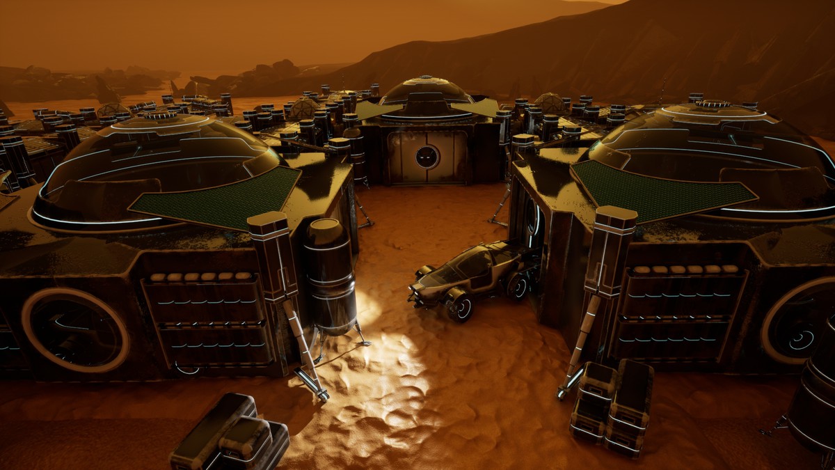 Futuristic Mars Colony Base – Modular Sci-Fi Environment