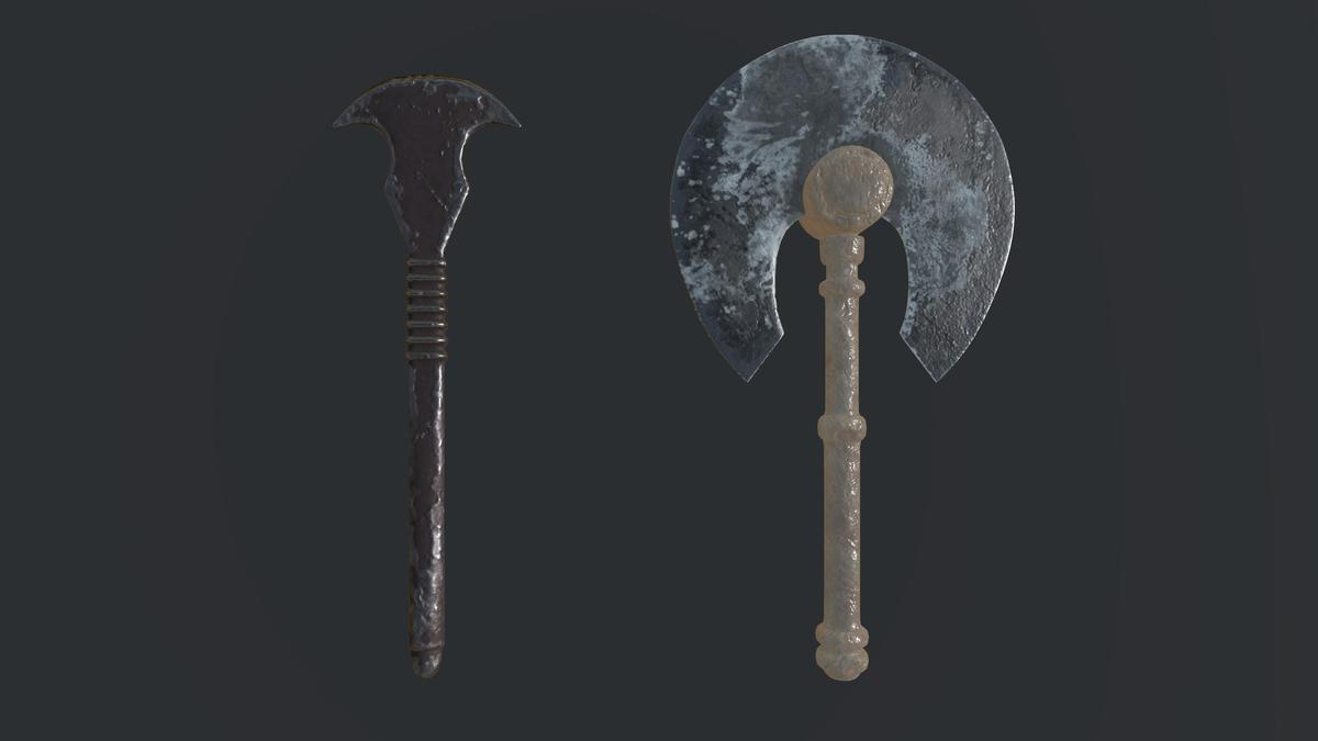 Mid poly Axes Collection
