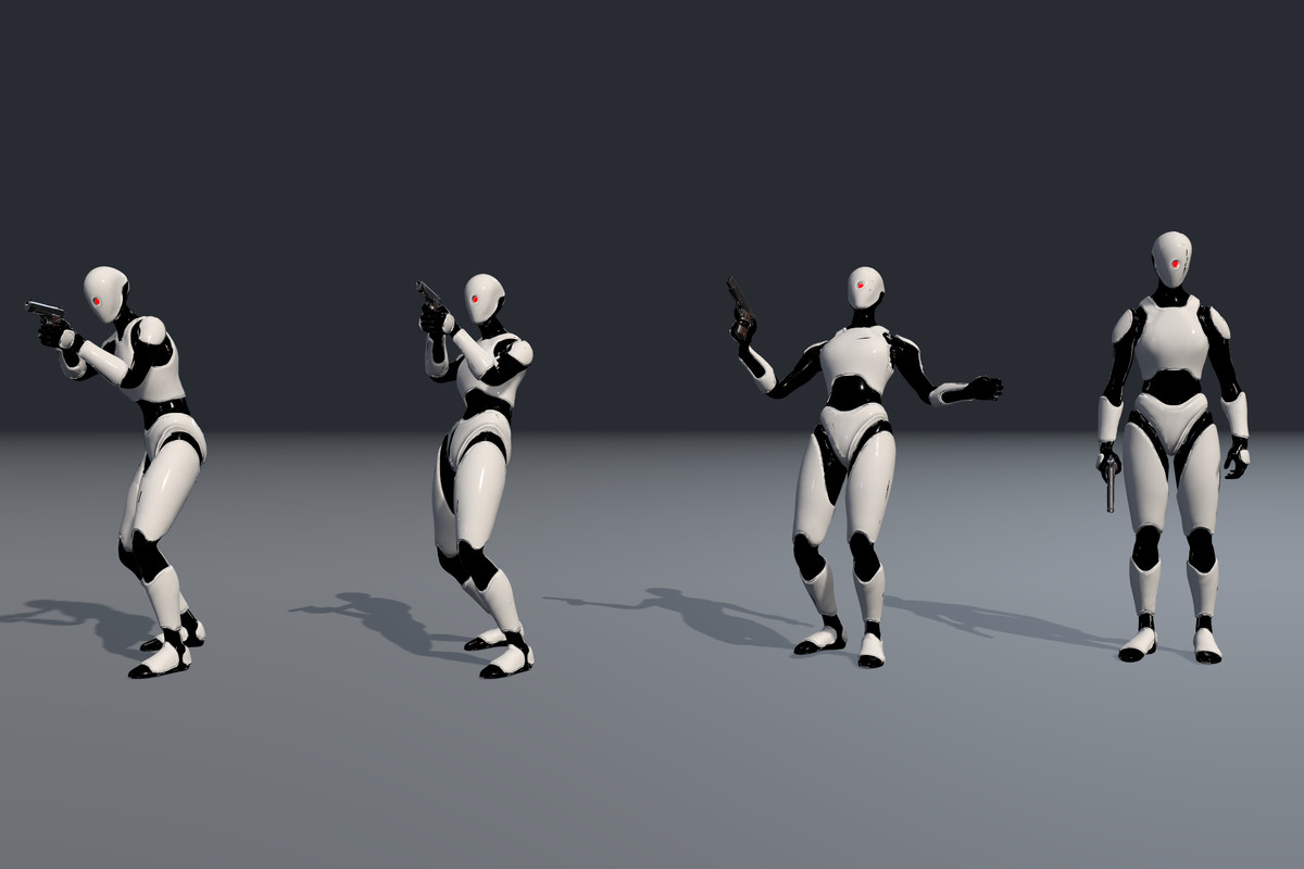 Female Pistol Animation