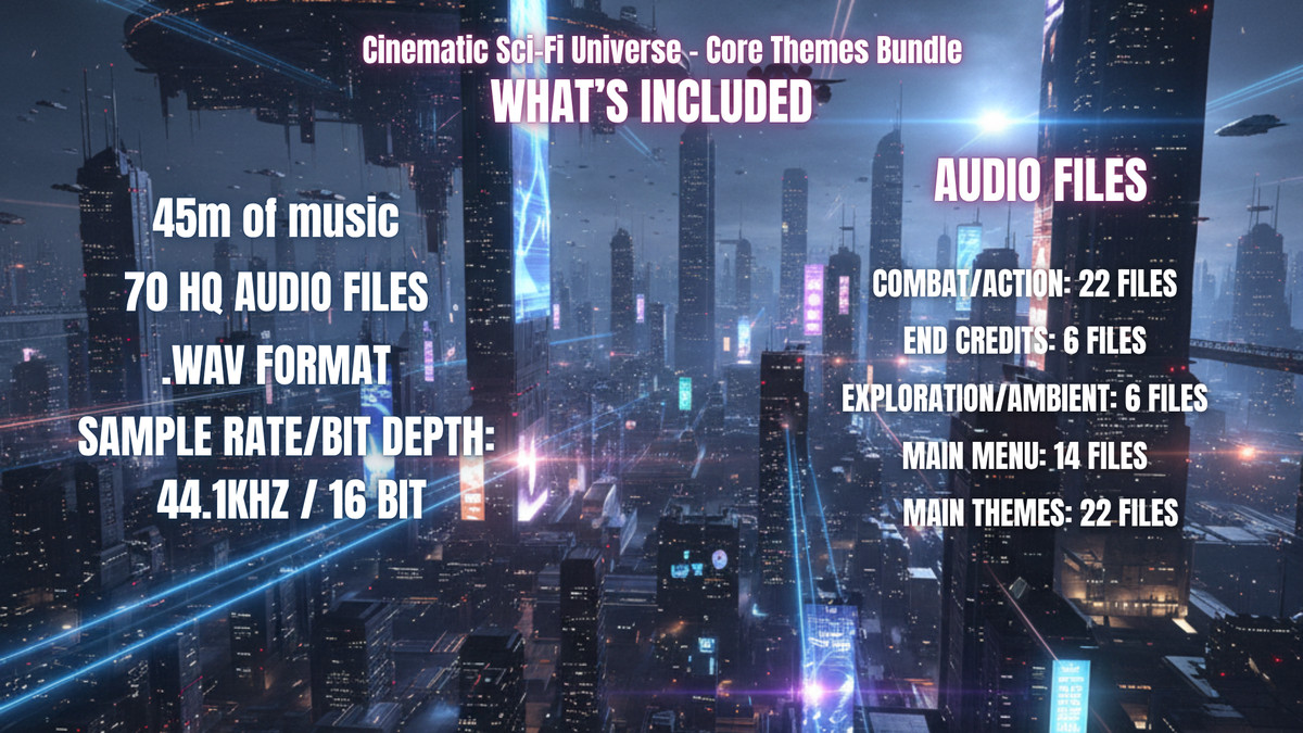 Cinematic Sci-Fi Universe – Core Themes Bundle