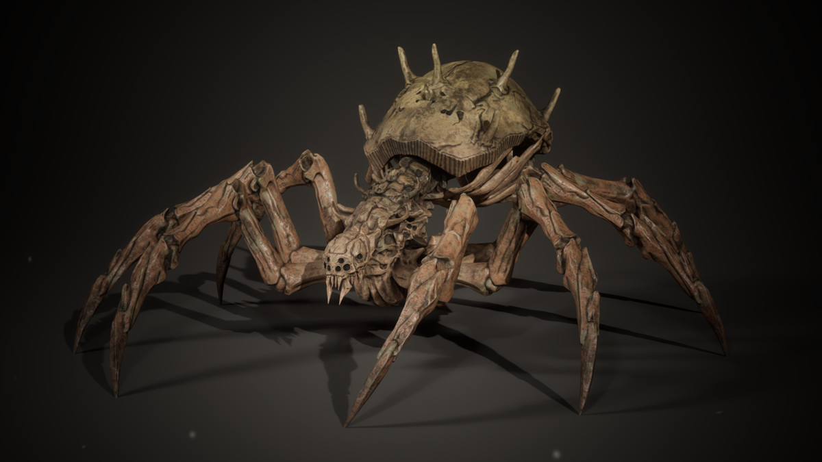 Bone Spider - Customizable Horror Monster