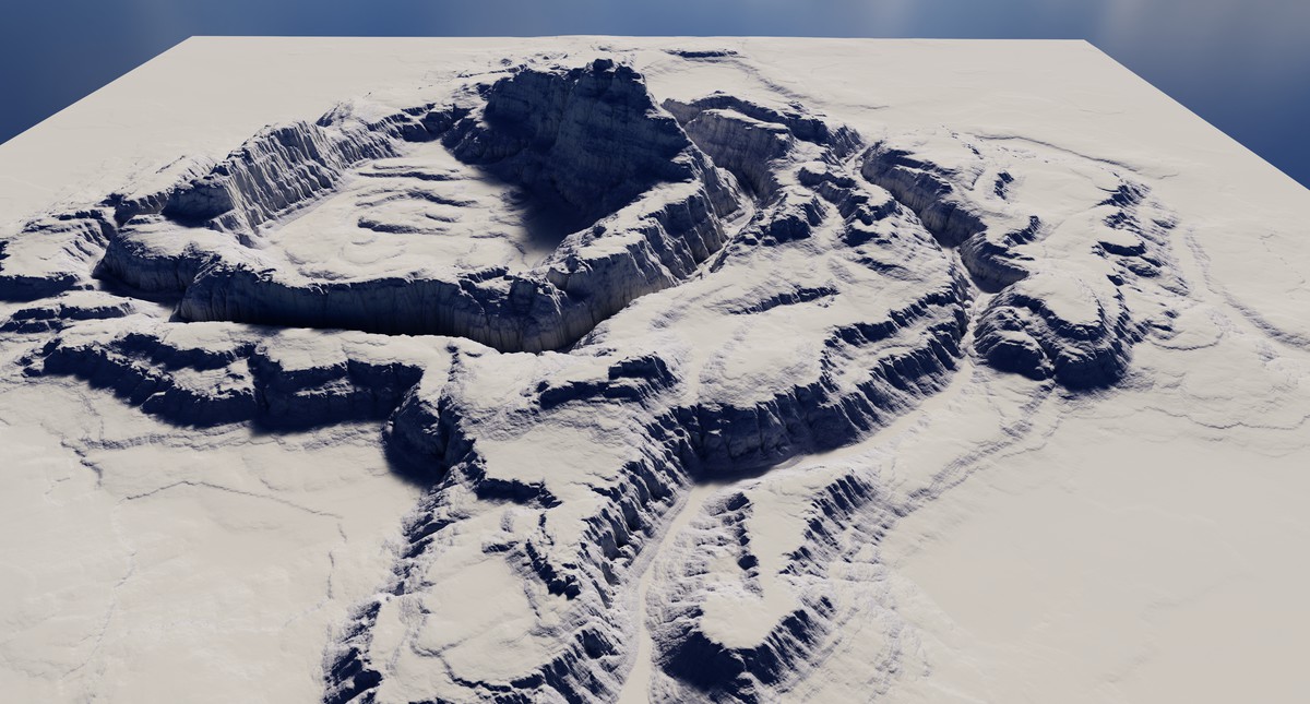 Terraced Canyon Shapes - StampIT!