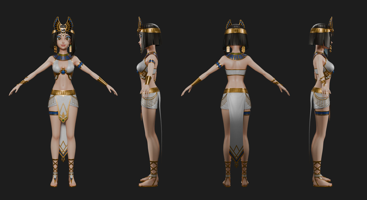 HQ Egyptian Queen (well-proportioned figure)