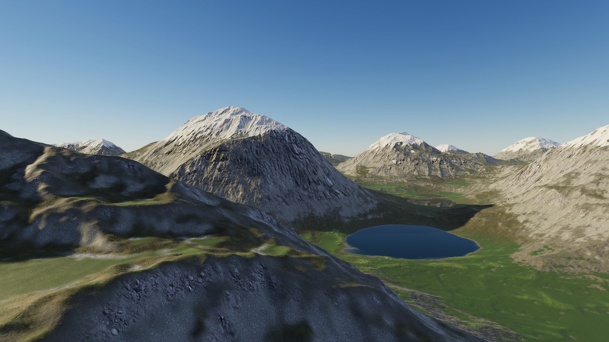 Procedural Ridged Mountains 8K - 34 Terrains