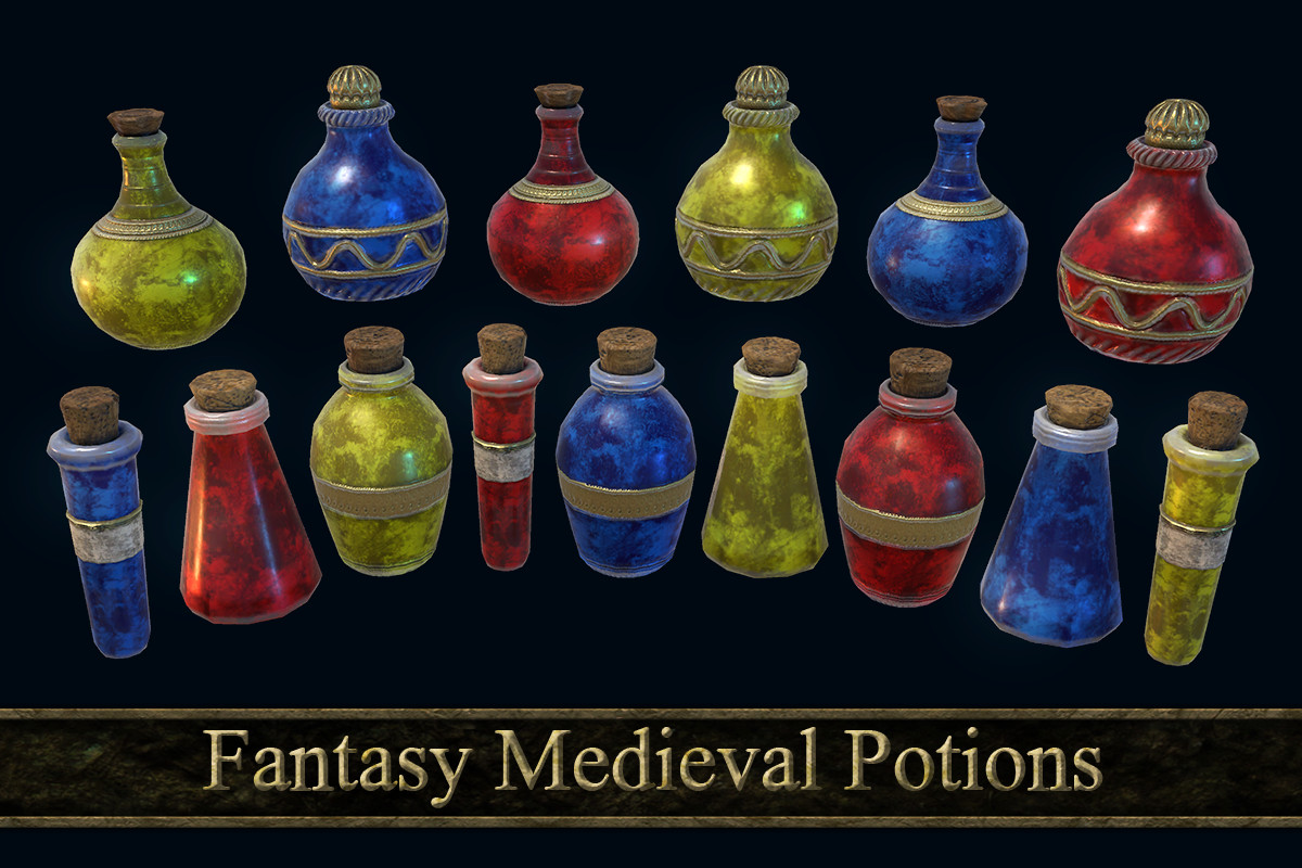 Fantasy Medieval Equipment Bundle (3 Packs)