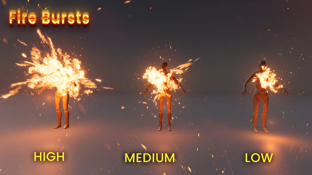 Realistic Fire VFX (VFX Graph Fire, Flame VFX, Fireplace VFX, Torch VFX, Fire)