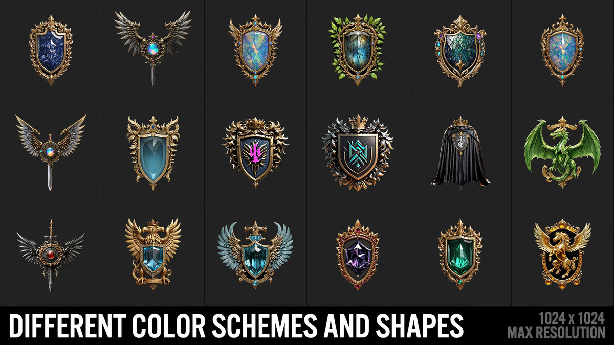 600 Achievements, Trophies, Rewards, Emblems, Badges, Awards, Artifacts Vol2