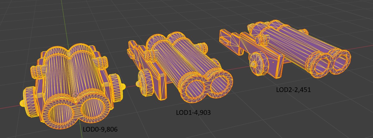 Thunderstrike Double Barrel Ornate Historical Cannon
