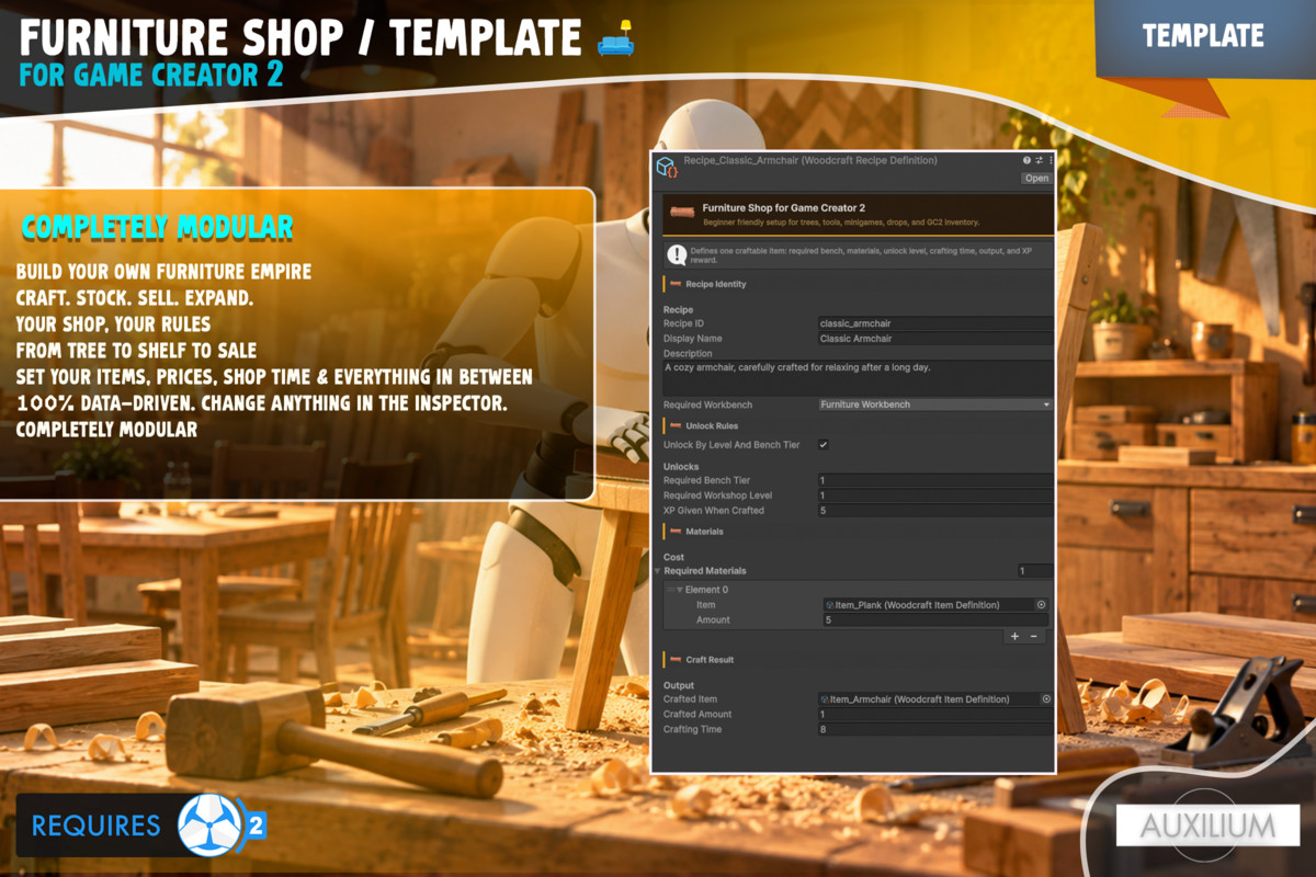 Furniture Shop for Game Creator 2