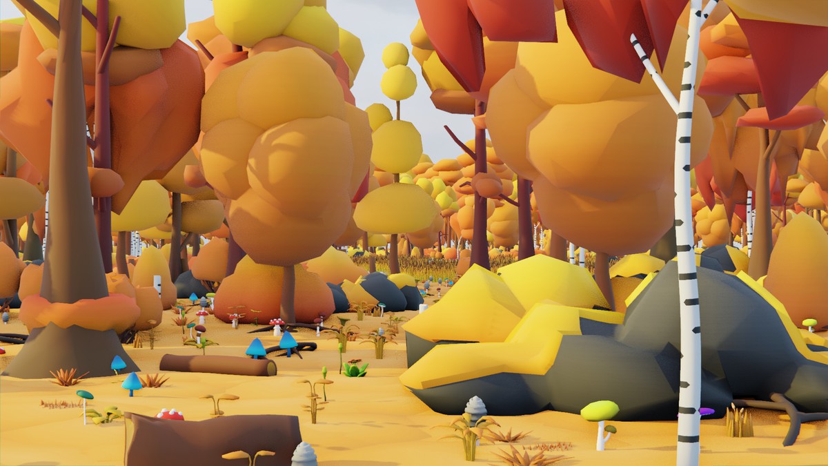 Low Poly Seasonal Forest Biome by IGS