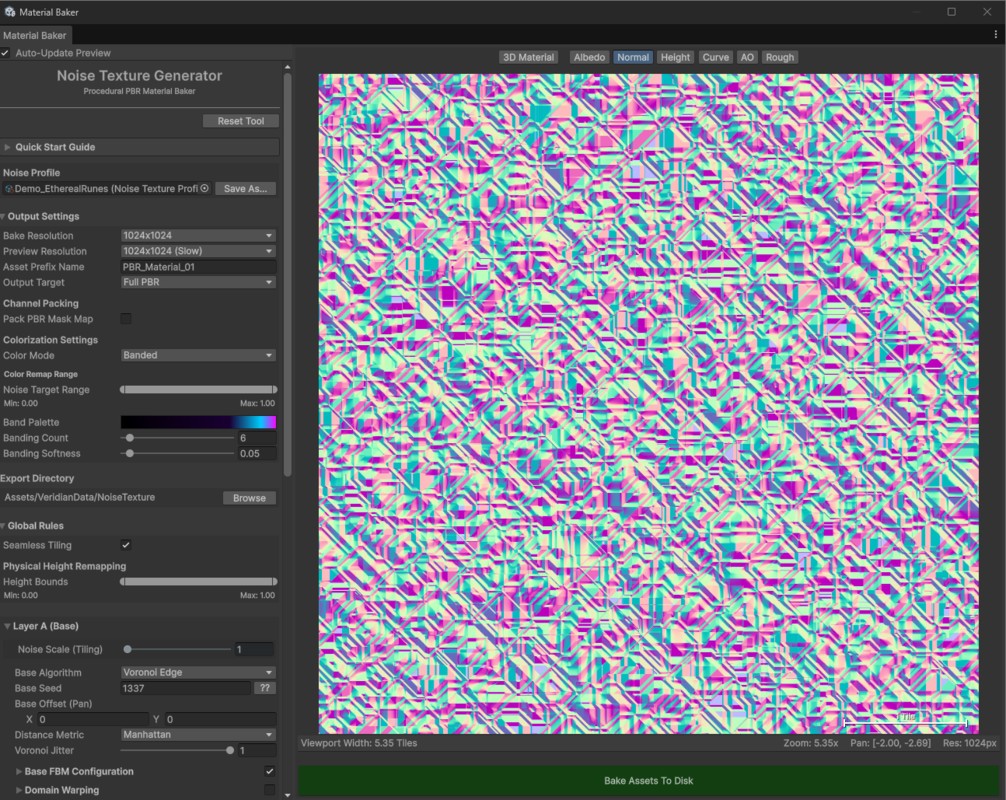 Noise Texture Generator: Procedural PBR Baker