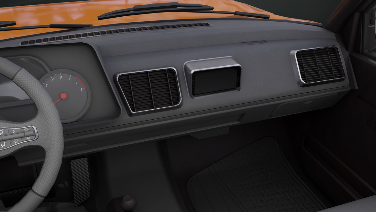 Pickup Truck01 Orange URP HDRP Textures