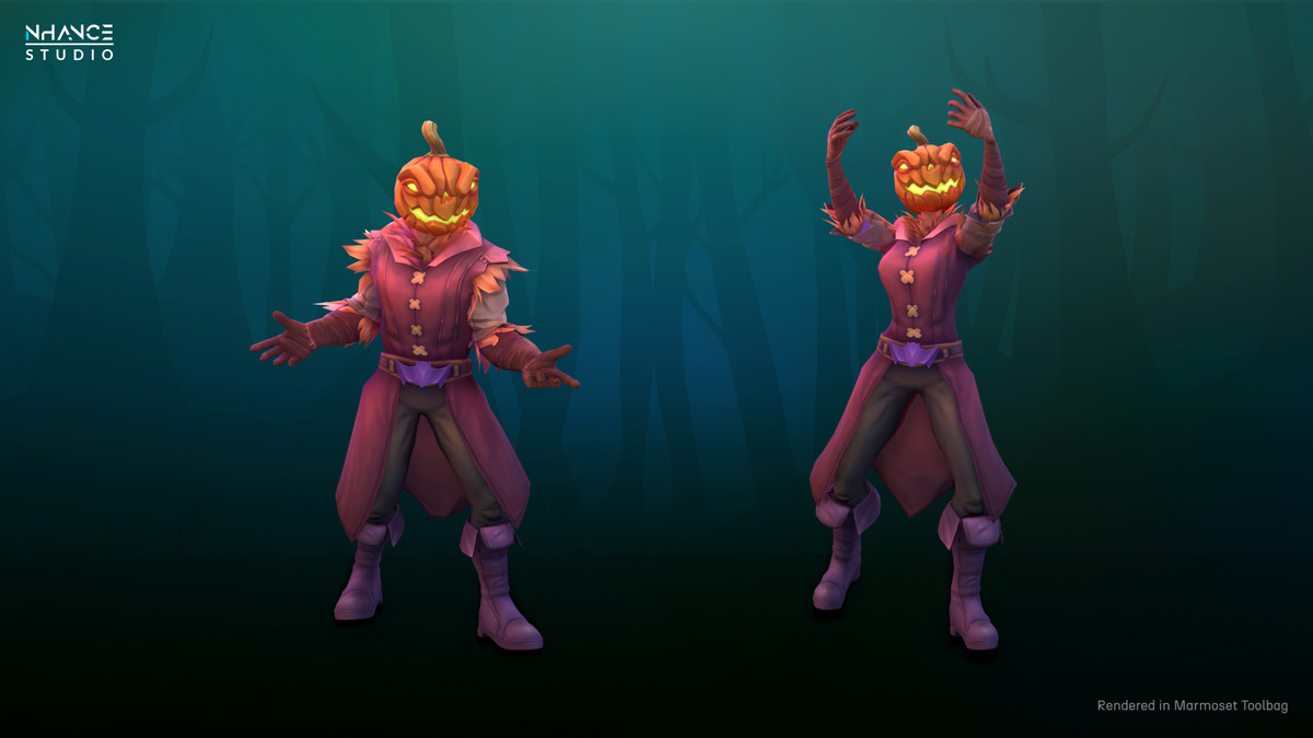 Stylized Fantasy Pumpkin Outfit