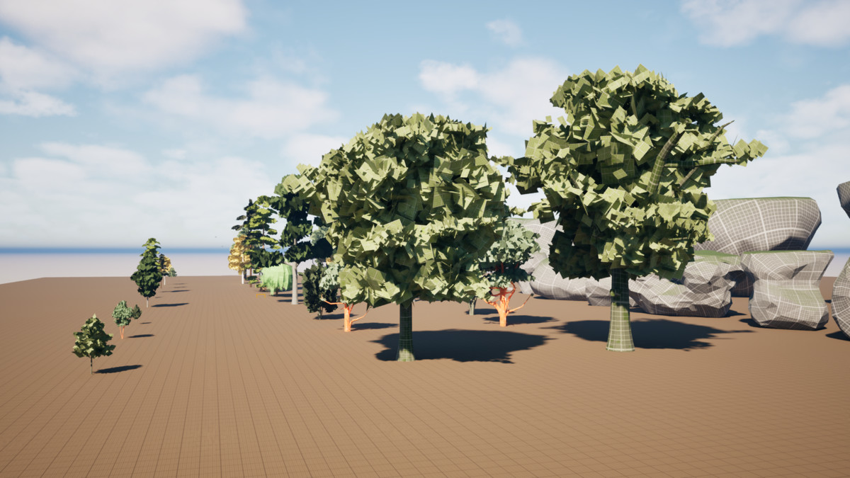 Forest Starter Blockout Kit - 60 Assets Modular Pack for Level Design
