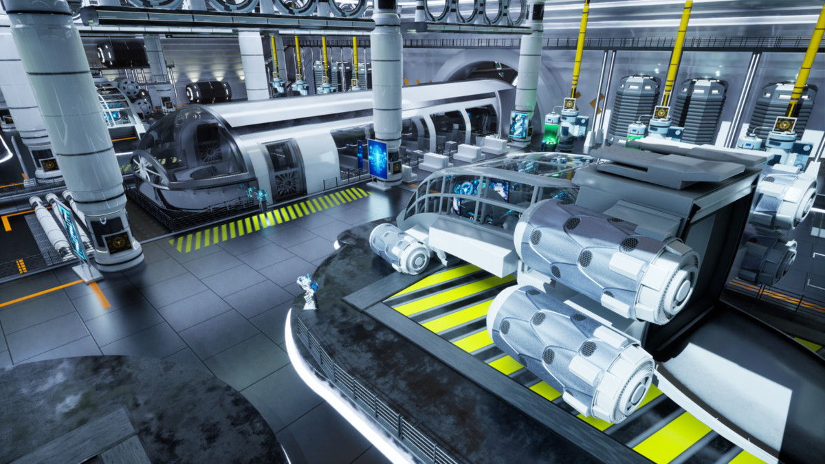 Futuristic Environment Kit Vol.4 – Sci-Fi Spaceport Hub