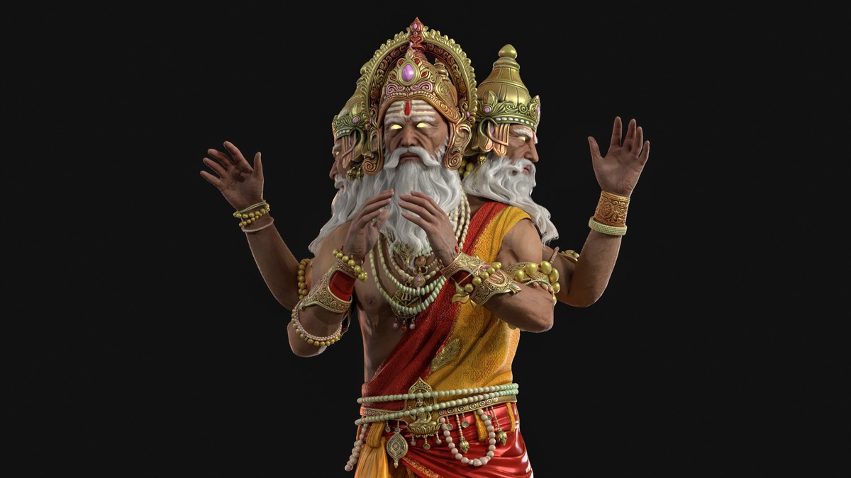 Indian God Brahma