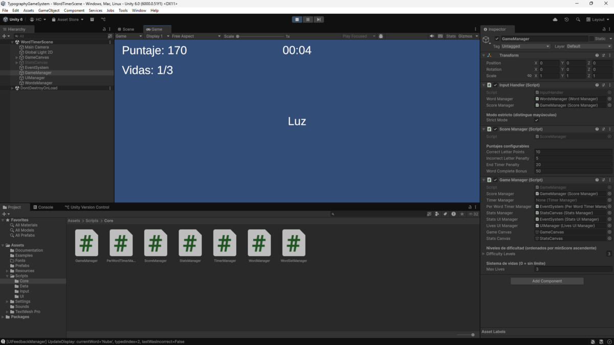 TypographyGameSystem